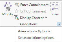 View Associations Options. View Associations Options.